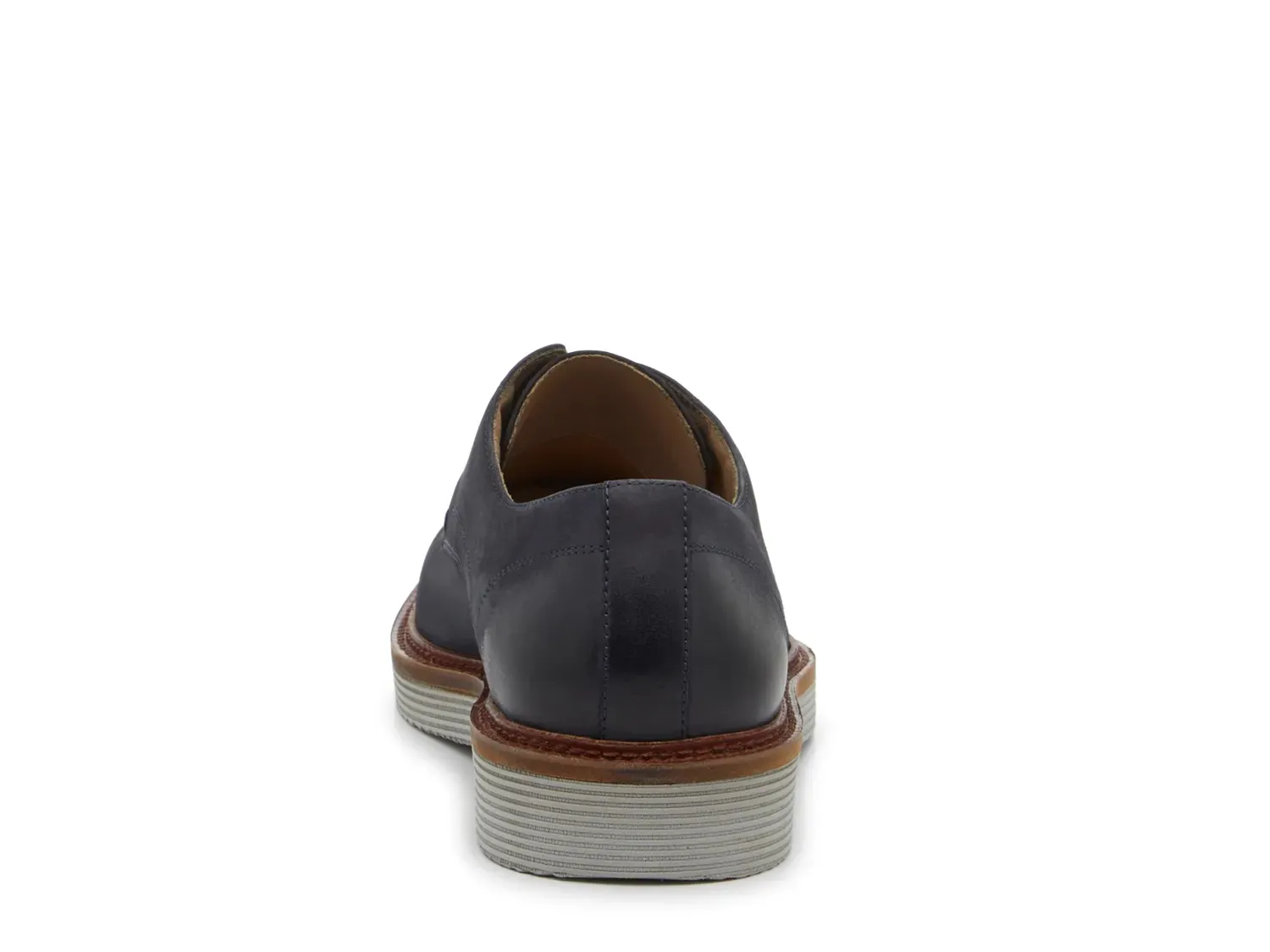 Vince Camuto Mens Vince Camuto Мужские Trent Oxford, темно-синяя кожа нубук — фото 4