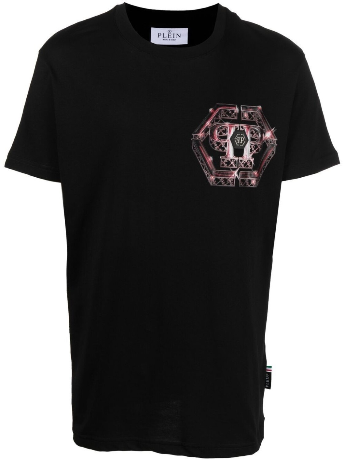 

Philipp Plein футболка с графичным принтом, черный