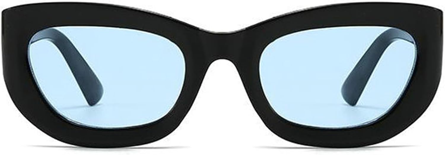 

Солнцезащитные очки Helena Retro Y2K квадратной формы для женщин, модные, с широкими дужками, защита от УФ-излучения UV400, мужские, черные, синие, трендовые, с градиентным переходом цвета, C2