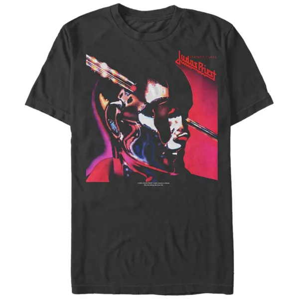 

Мужская футболка с принтом Judas Priest Licensed Character, черный