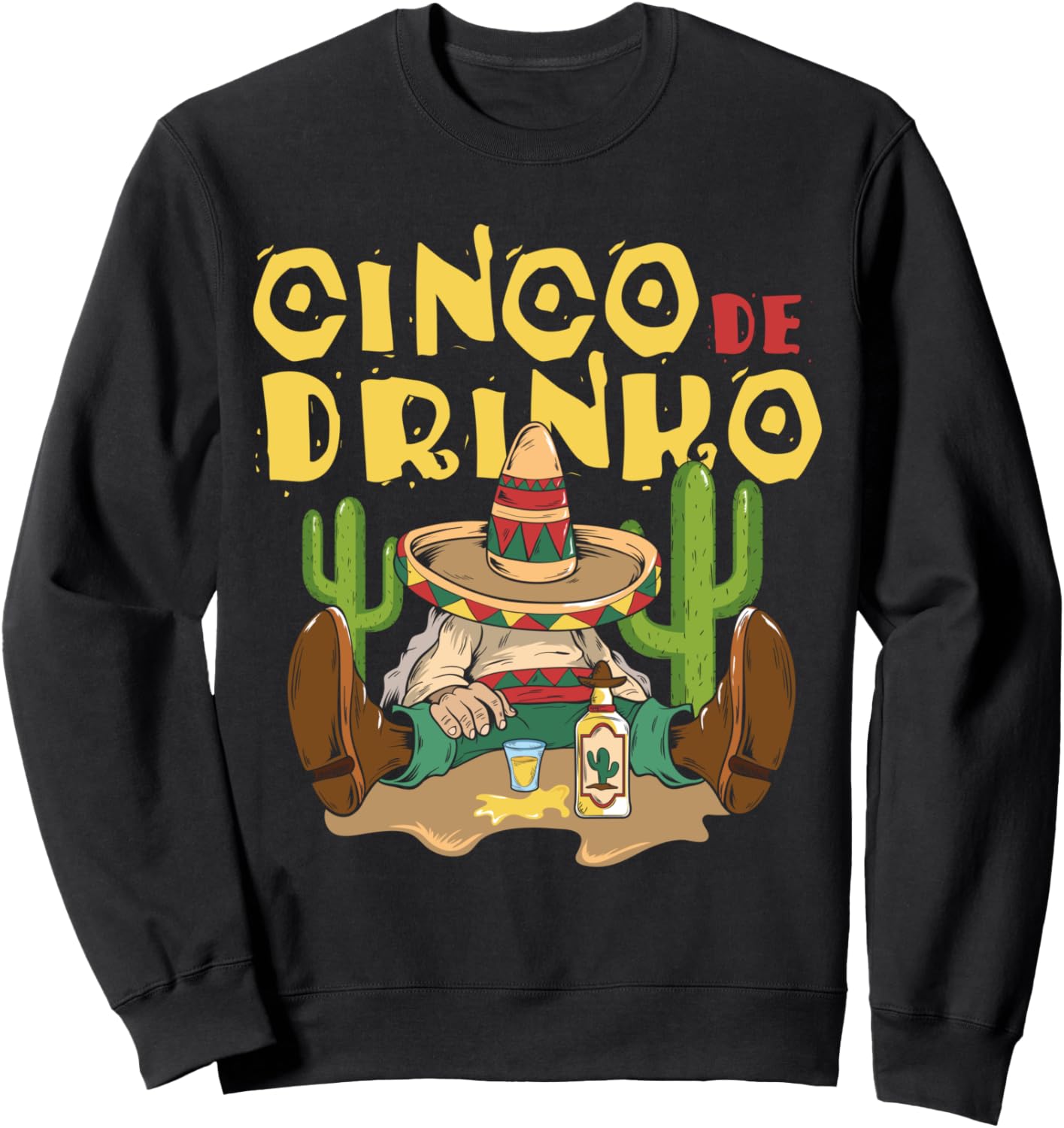 

Толстовка Cinco De Drinko Funny Cinco De Mayo Party, черная Cinco De Mayo Funny Apparel Co., Черный, Толстовка Cinco De Drinko Funny Cinco De Mayo Party, черная Cinco De Mayo Funny Apparel Co.