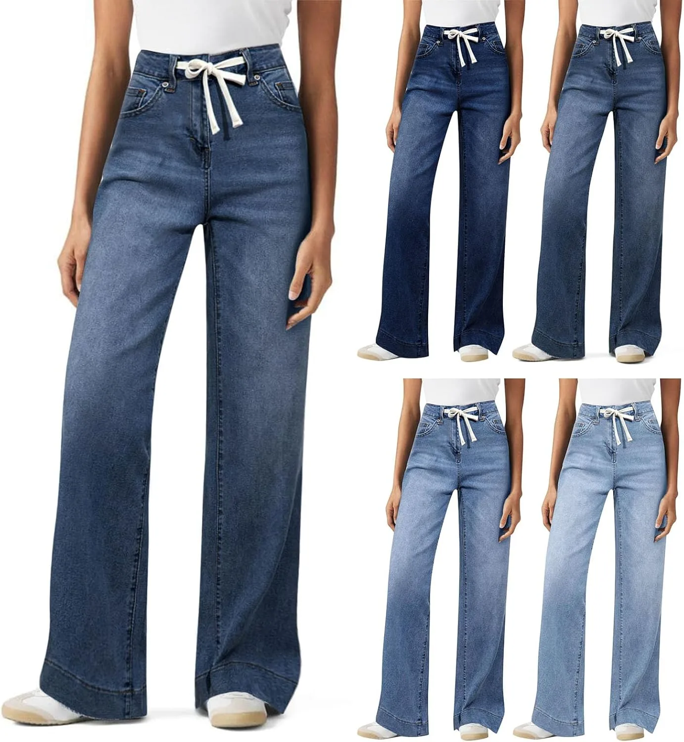 

Джинсы для женщин Curvy High Waisted, свободные, мягкие, эластичные SdGgsgv