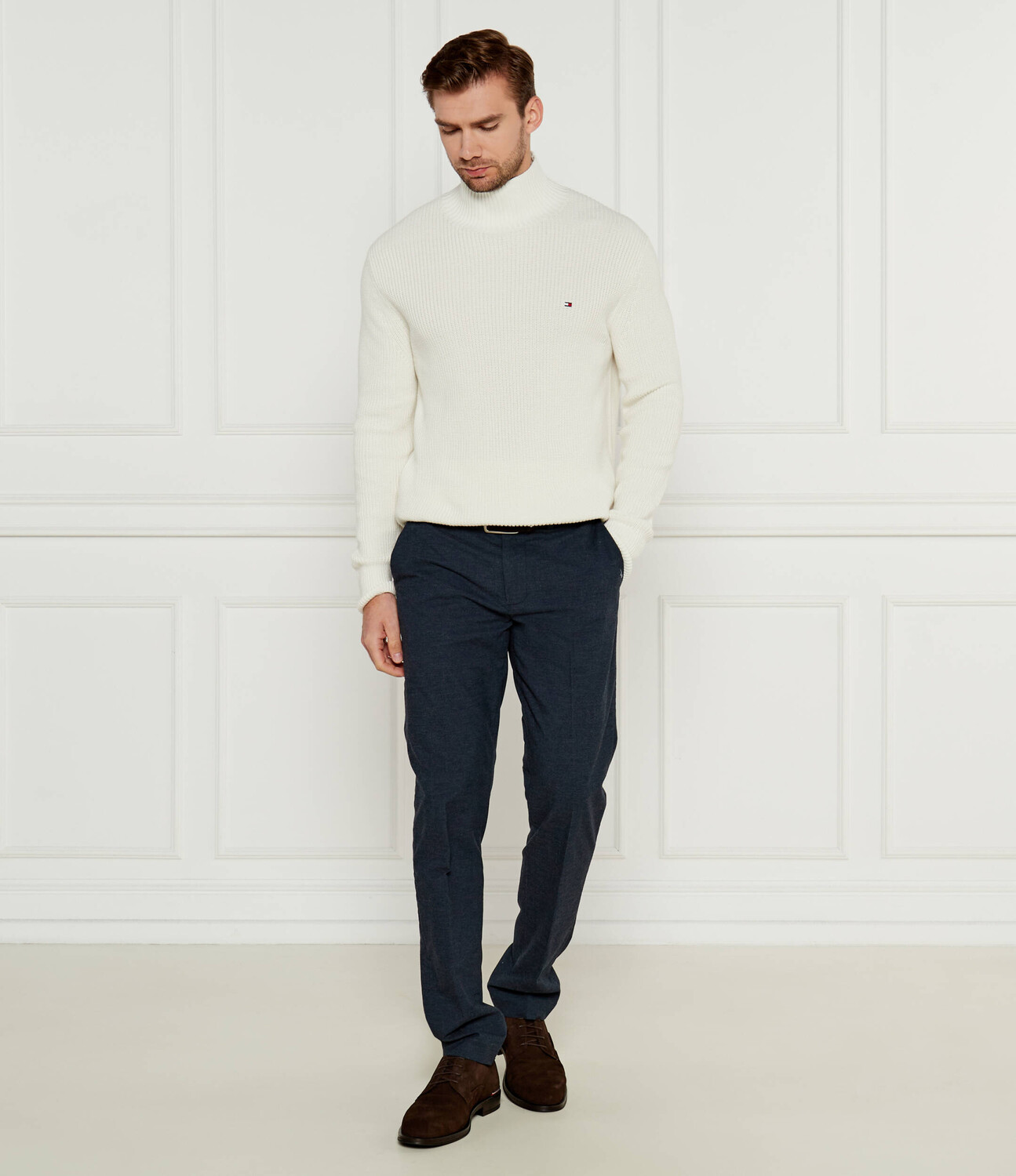 Брюки Tommy Hilfiger Denton Regular Fit, цвет grafite — фото 2
