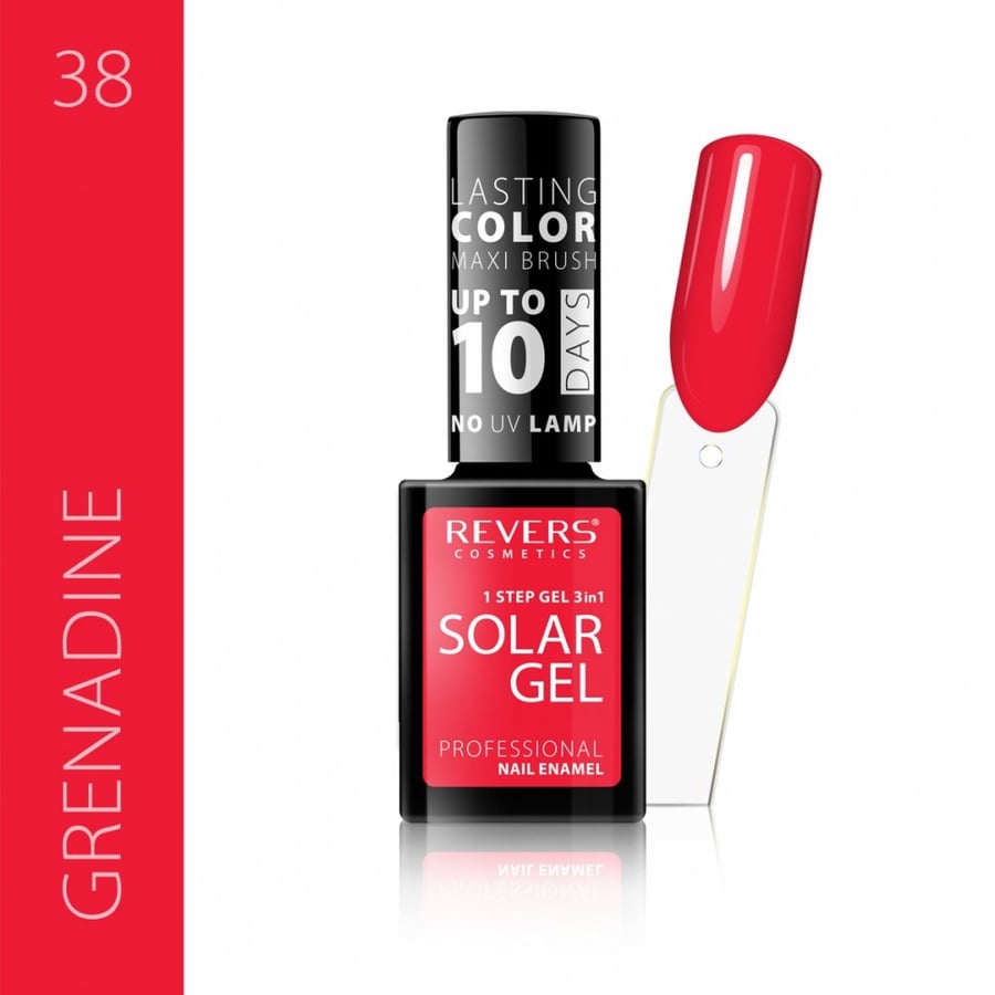 

Лак для ногтей SOLAR GEL 12 мл гибридный эффект 38 Revers