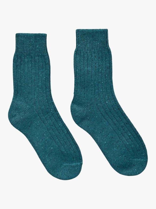 

Рифленые носки из смесовой шерсти Donegal Celtic & Co., Icelandic Blue