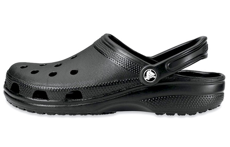 Классические пляжные сандалии унисекс Black Crocs, черные