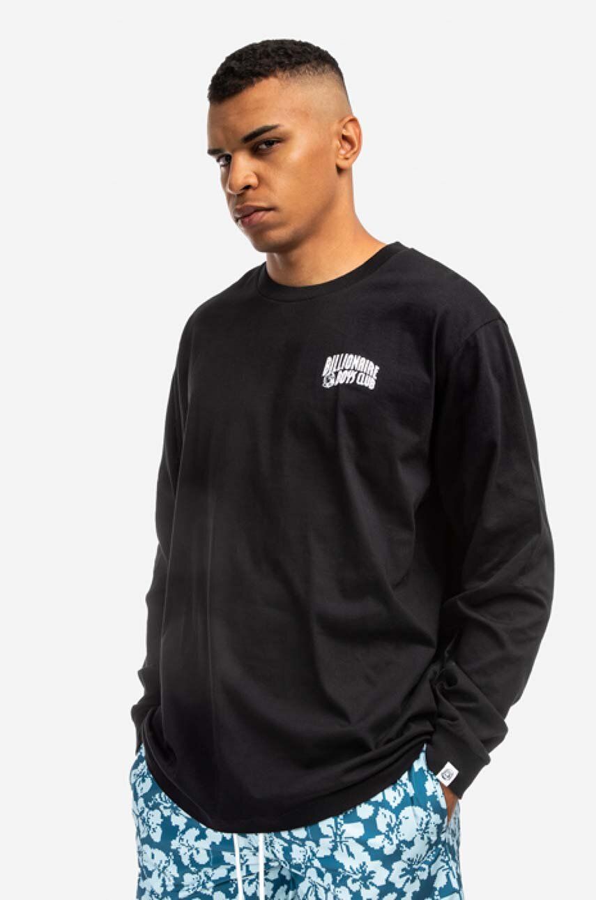 

Футболка Small Arch Logo L/S, хлопковый топ с длинными рукавами Billionaire Boys Club, черный