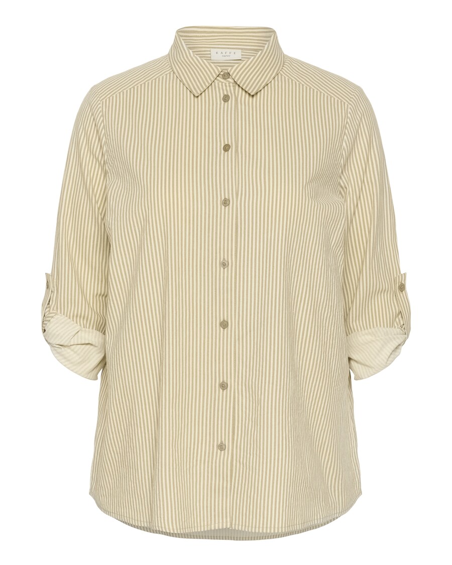 

Блузка KAFFE CURVE KCNana, цвет Chamois/Dark beige