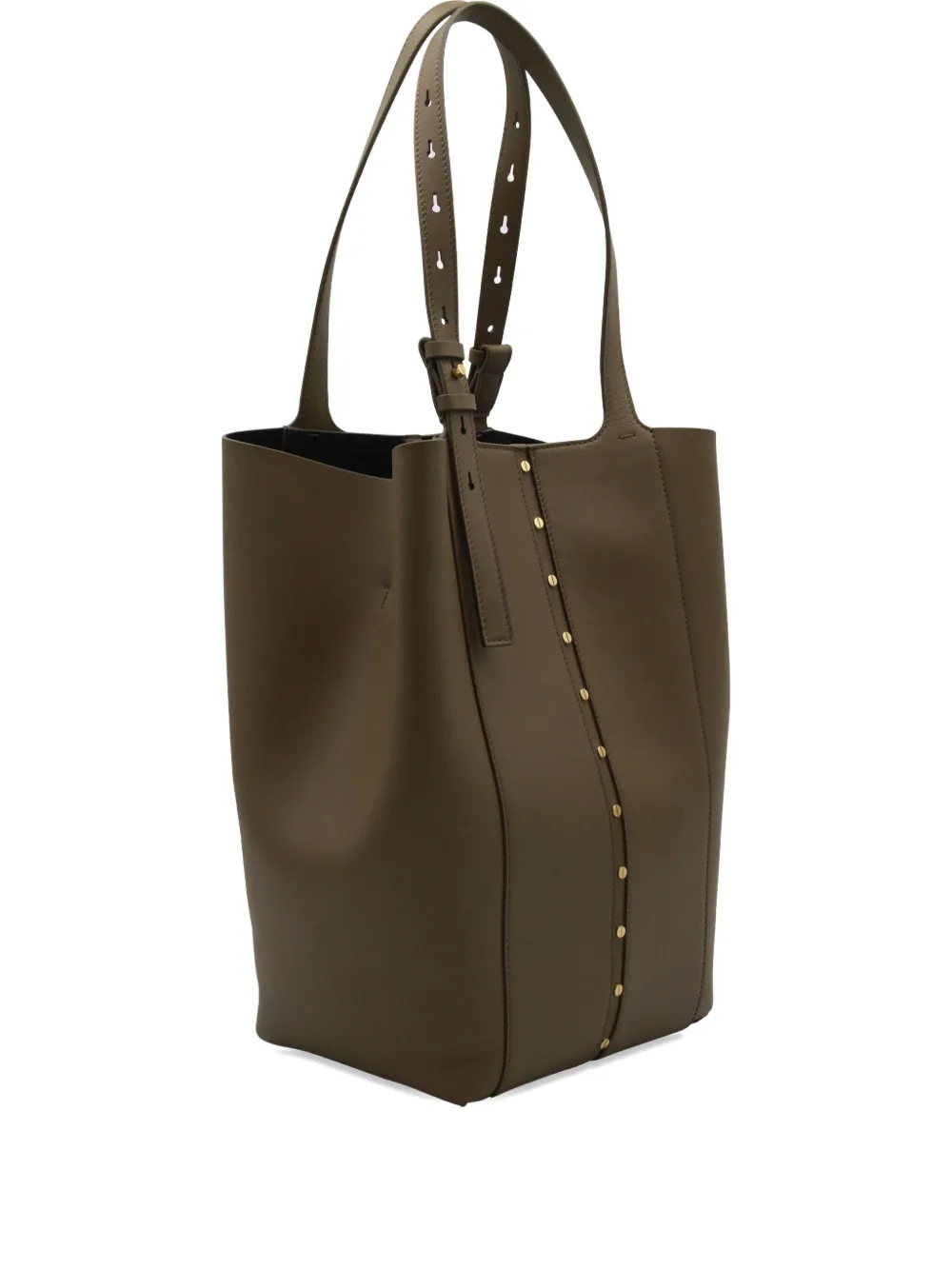 

Сумка-тоут 24/7 Bag North South с заклепками и поясом GOLDEN GOOSE, зеленый