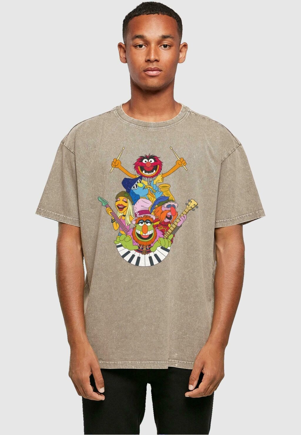 

Футболка с принтом MUPPETS DR TEETH AND THE ELECTRIC MAYHEM ABSOLUTE CULT, хаки