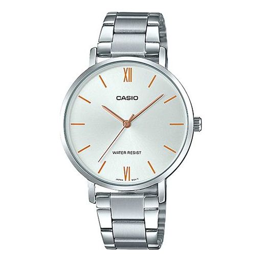 

Часы CASIO Quartz Waterproof Silver Analog, серебряный