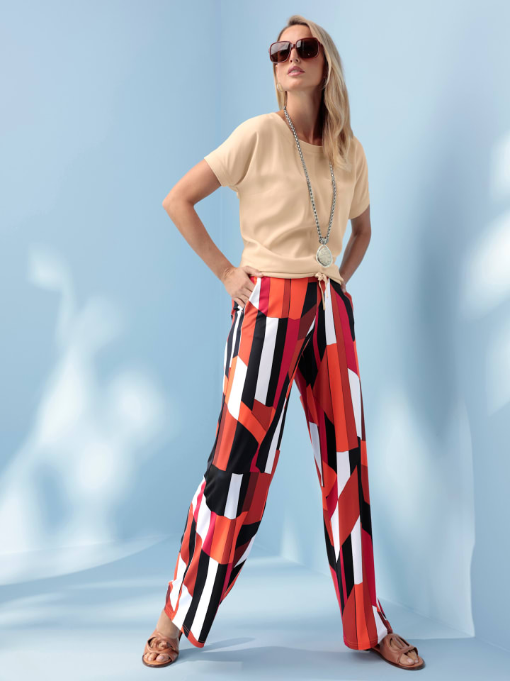 

Блузка без застежки бежевого цвета Heine