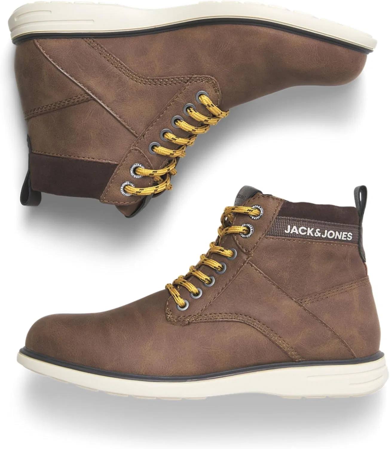 Мужские ботинки Jack & Jones, Brown — фото 3