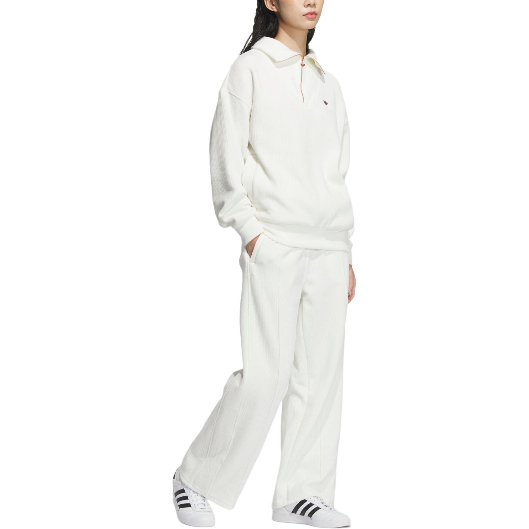 Adidas Originals Уютная толстовка с молнией женская jade white — фото 4