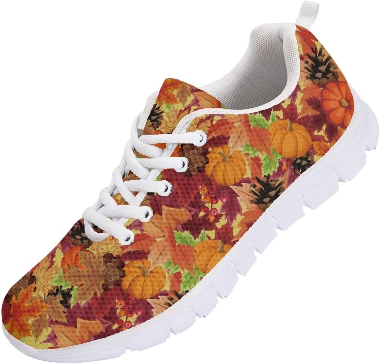 

Мужские кроссовки Funnydude Funny Print для бега, осенние удобные теннисные туфли, легкие кроссовки, Fall Pumpkin