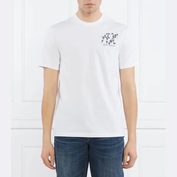 

Футболка стандартного кроя Armani Exchange, белый