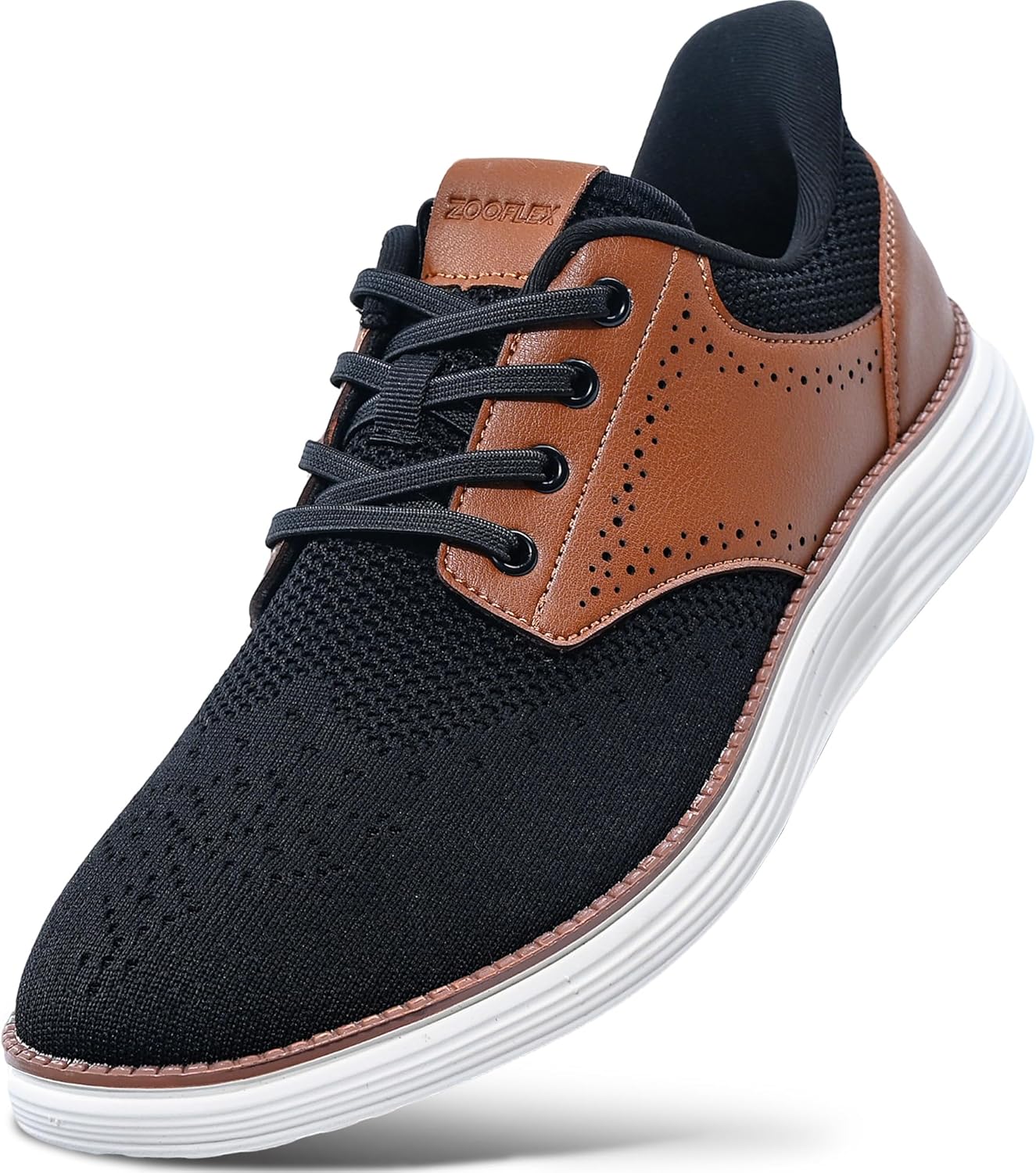 

Мужские кроссовки под костюм, слипоны для делового повседневного стиля, прогулочная обувь для путешествий, удобные оксфорды Breez Zooflex, черный