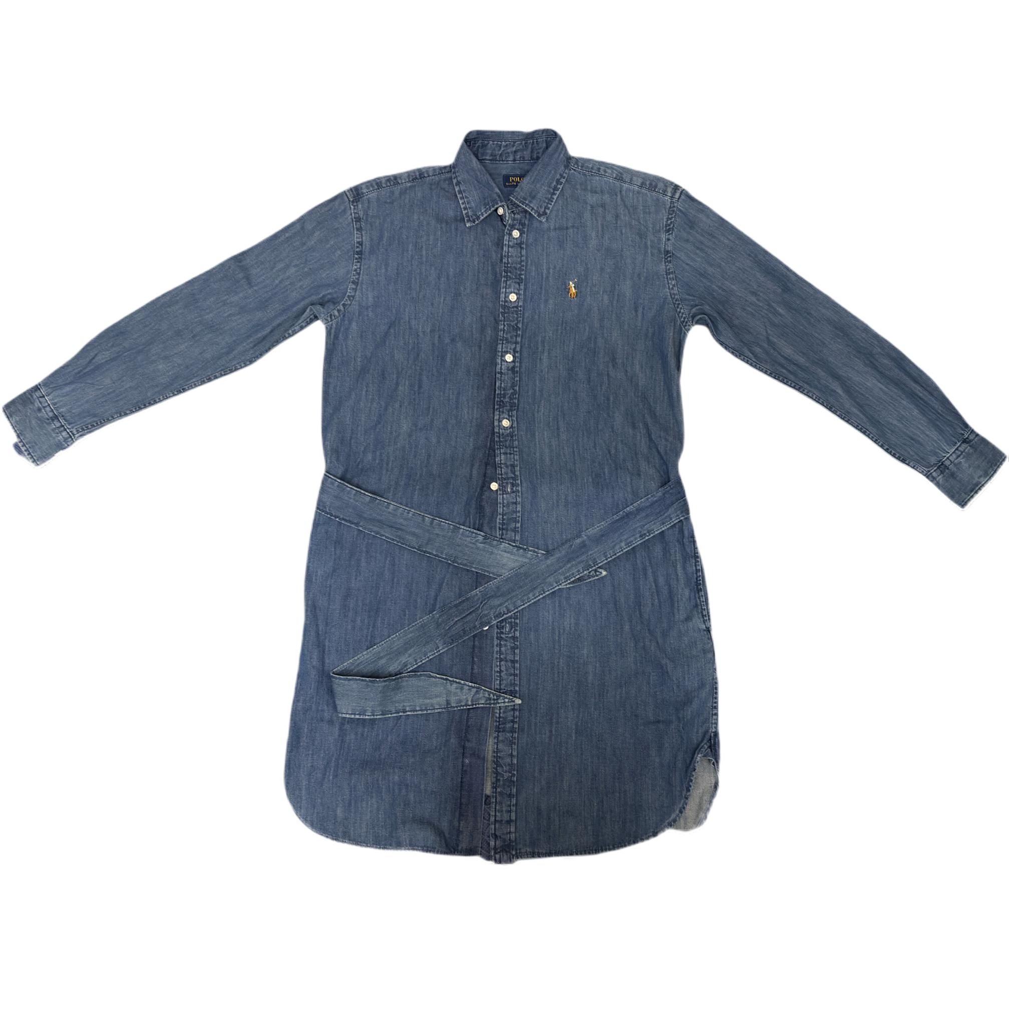 

Женское платье с длинными рукавами Polo Ralph Lauren, синий