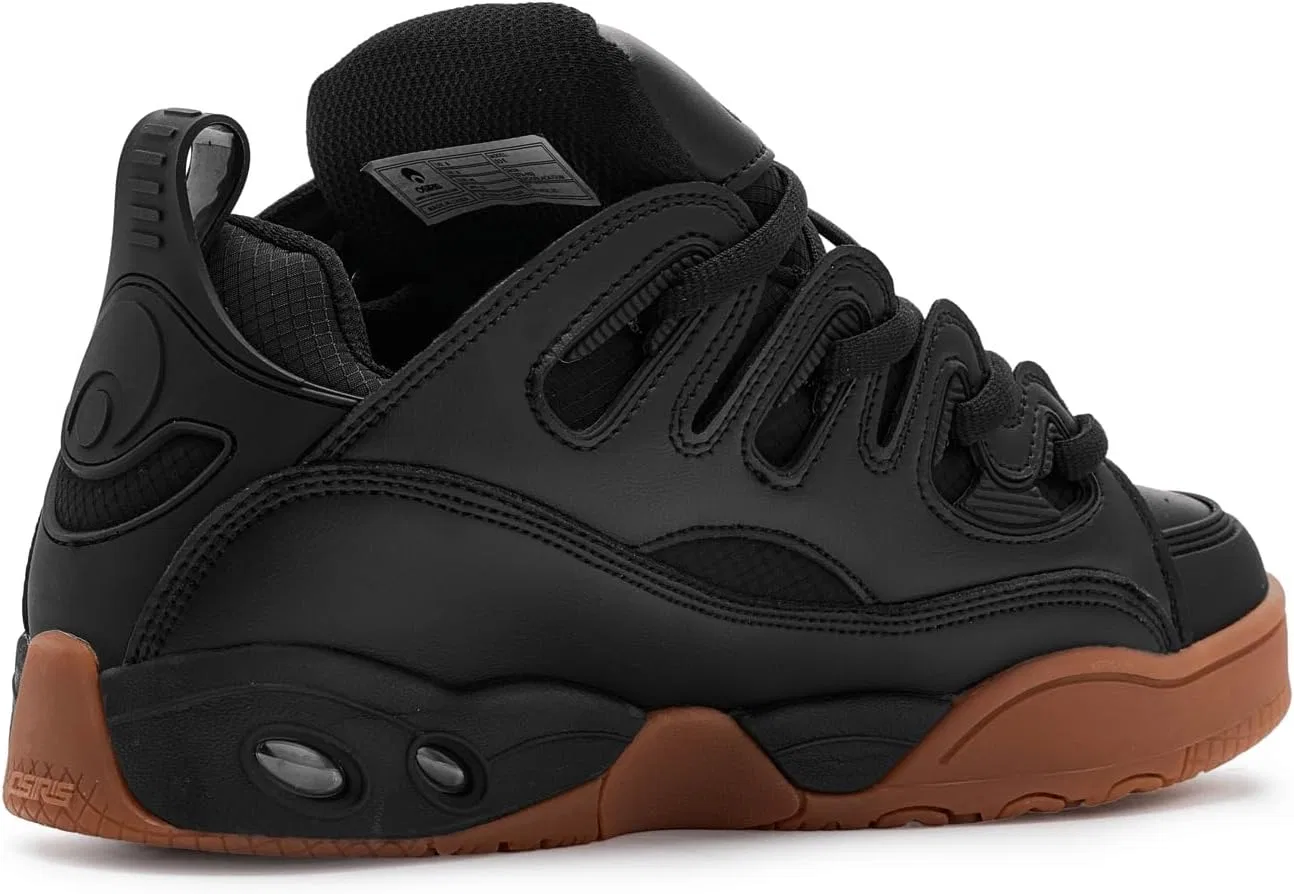 Кроссовки мужские Osiris, цвет Black/Black/Gum — фото 3