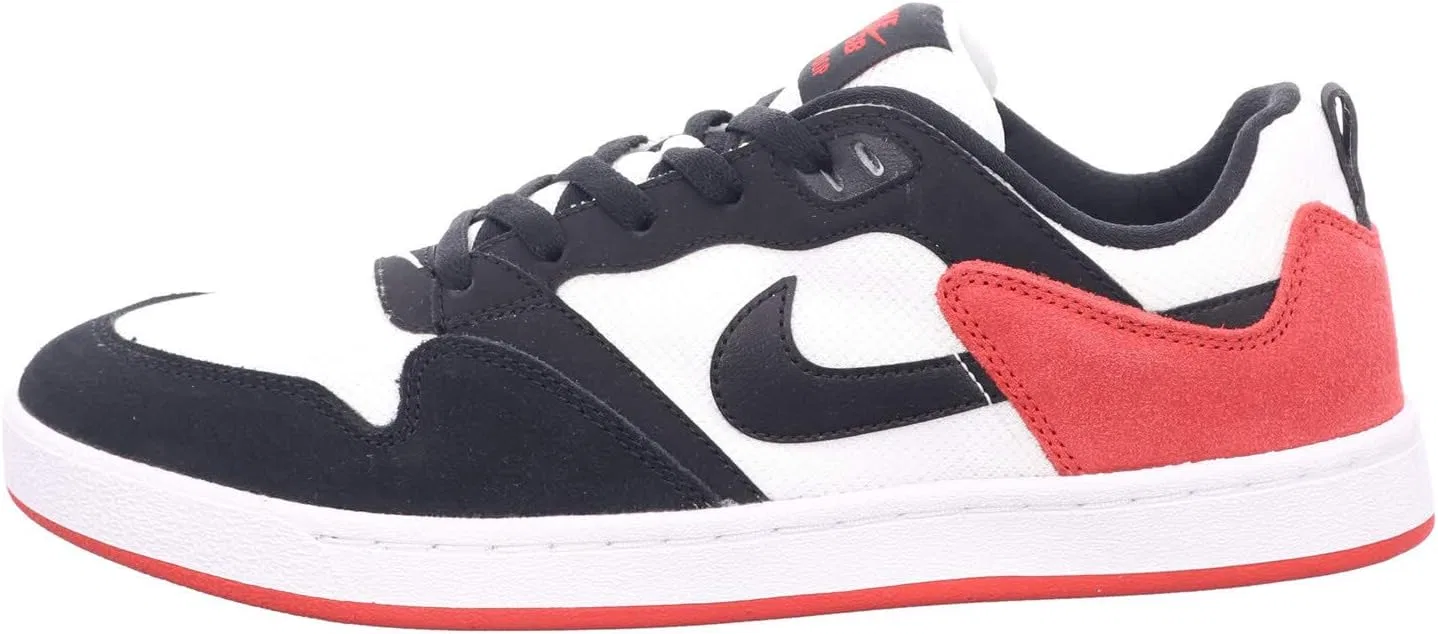 Кроссовки мужские Nike SB Alleyoop, белый/черный/университетский красный — фото 2