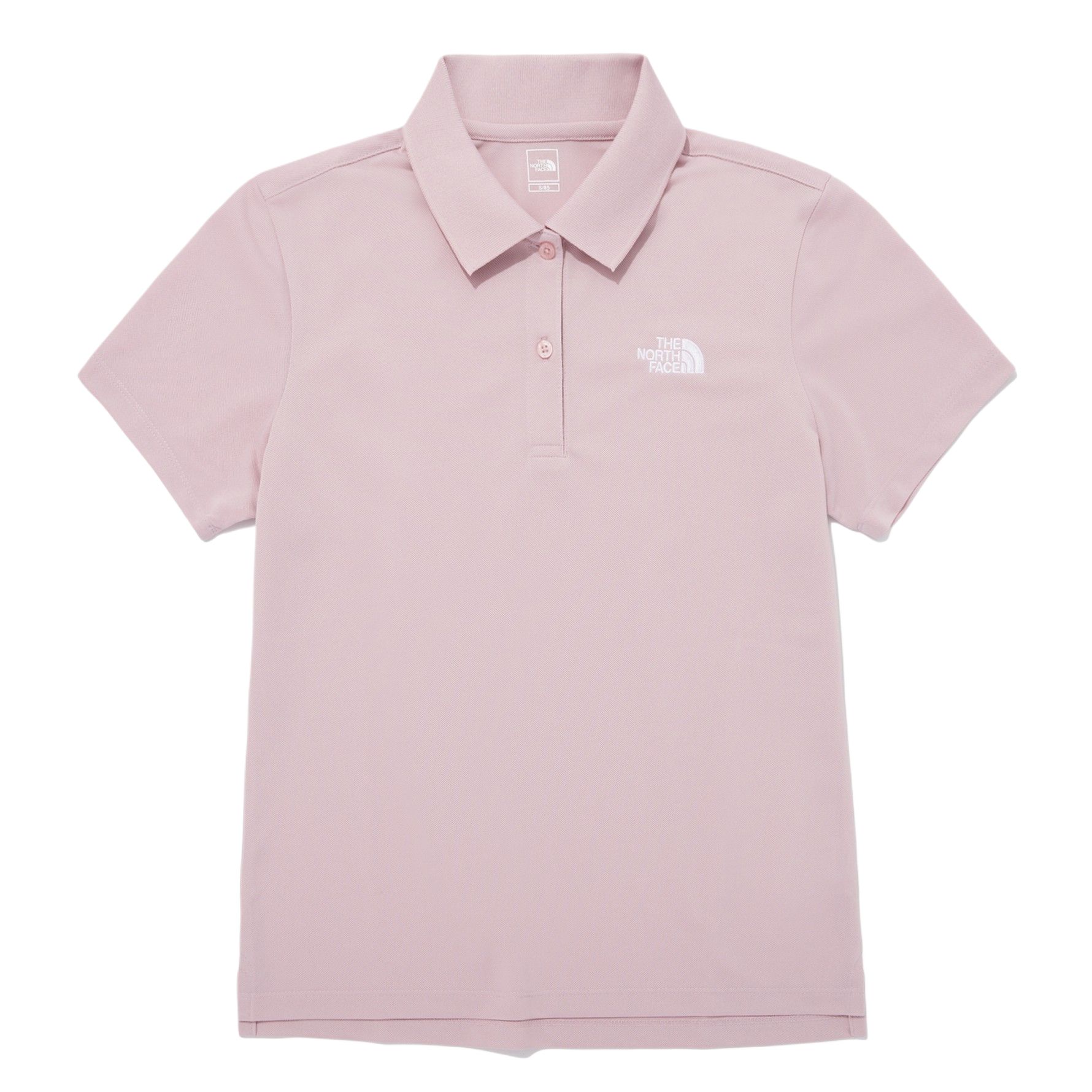 

Футболка поло женская розовая THE NORTH FACE