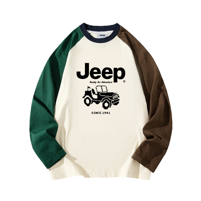 

Футболка для младших школьников Jeep, бежевый/коричневый
