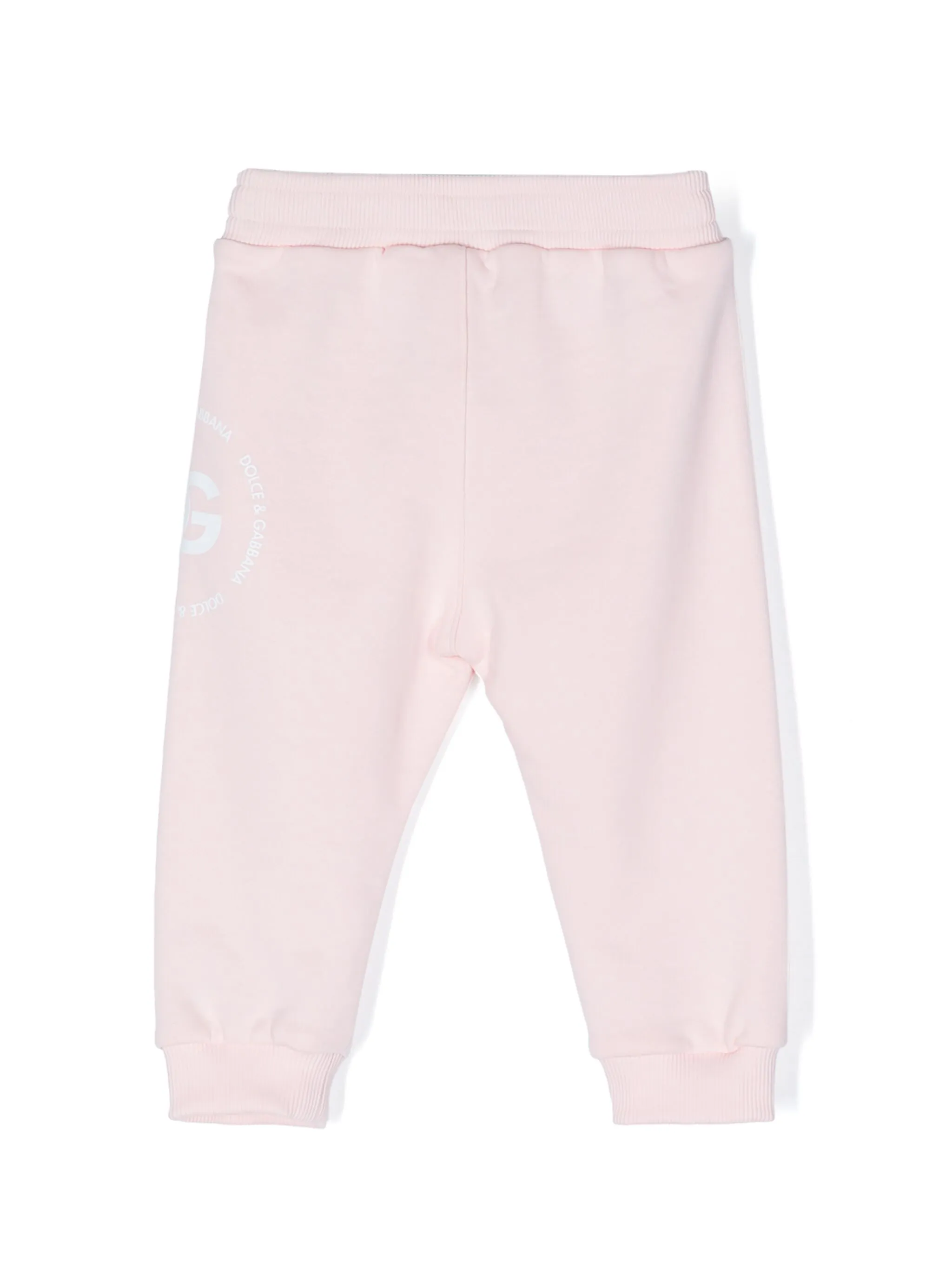 Спортивные брюки с логотипом DG Dolce & Gabbana Kids, розовый — фото 2
