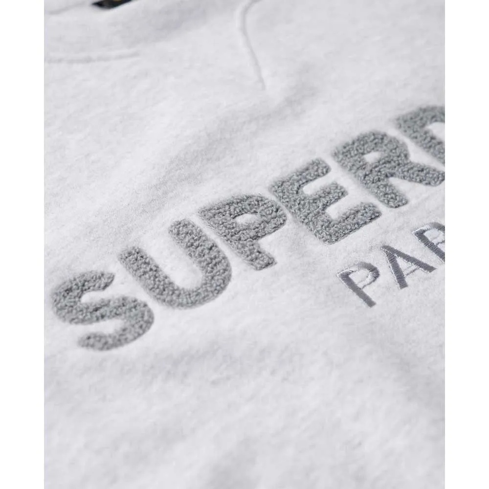 Толстовка Superdry Sport Luxe Loose, серый — фото 2