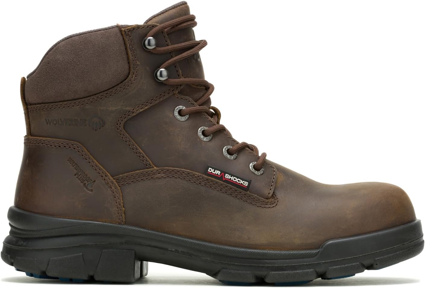 Мужские ботинки Wolverine Durashocks Sr Icon Waterproof Carbonmax 6, темно-коричневый — фото 2