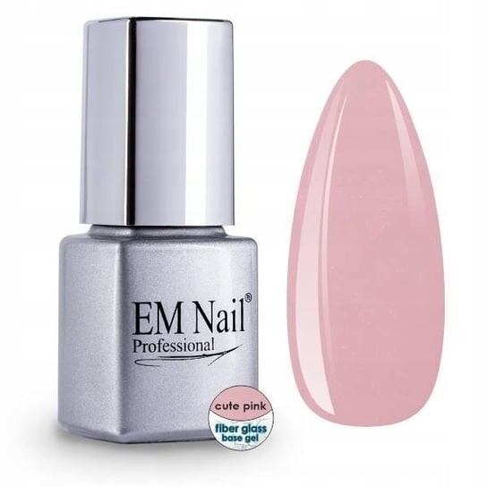 

Гелевая основа с волокнами Cute Pink, 6 мл EM Nail
