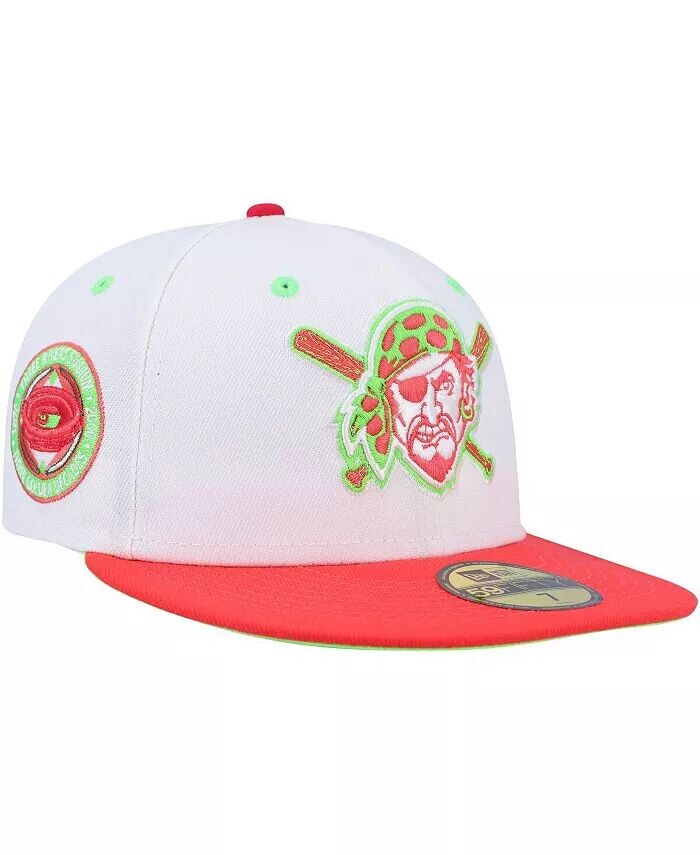 

Мужская белая, коралловая шляпа приталенного цвета Pittsburgh Pirates Three Rivers Stadium 30th Anniversary Strawberry Lolli 59FIFTY New Era, белый