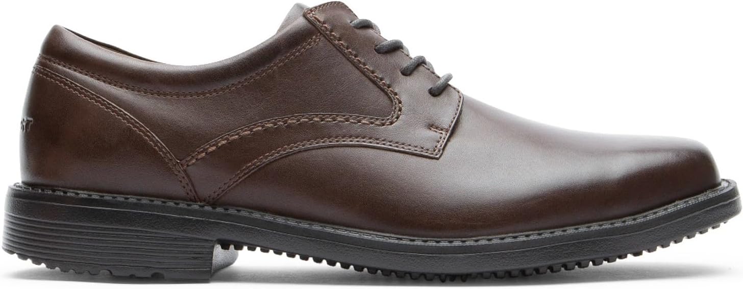 Мужские оксфорды Rockport Style Leader 2 с простым носком, темно-коричневый — фото 3