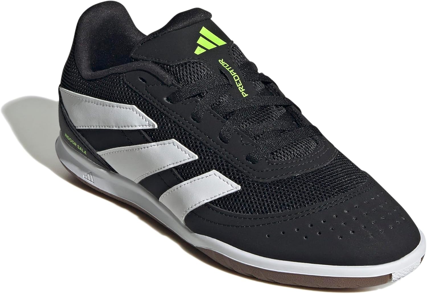 Детские кроссовки Adidas Club Predator Indoor (унисекс), белый/черный — фото 4
