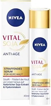 Сыворотка Nivea — Антивозрастная Vital Soja с экстрактом сои и гиалуроновой кислотой, 40 мл