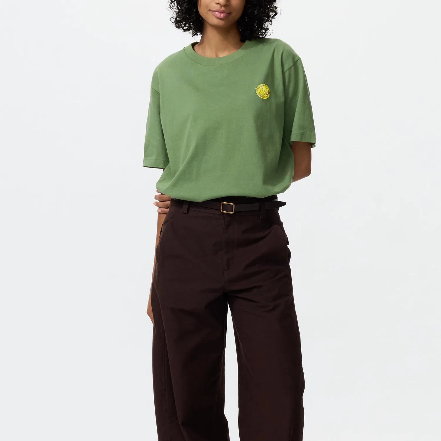 Футболка x JIYINGSHE, LIANMINGKUAN Shueisha Collaboration SS26 Unisex UNIQLO, Green — фото 4
