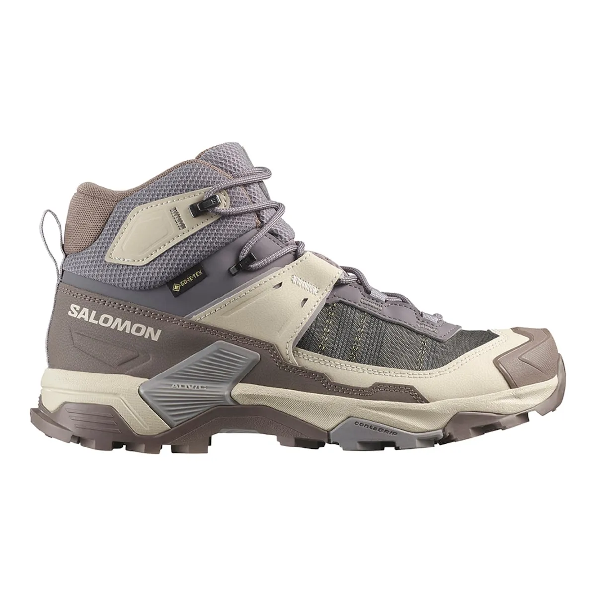 Женские походные ботинки X ULTRA 5 MID GTX W SALOMON Salomon, фиолетовый