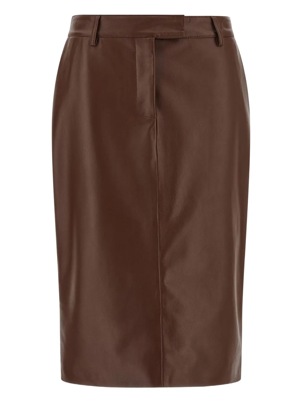 

Кожаная юбка-карандаш Giuseppe Di Morabito, коричневый
