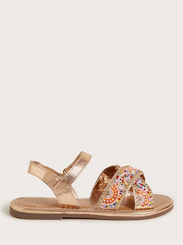 

Детские яркие бисерные сандалии Monsoon, Multi