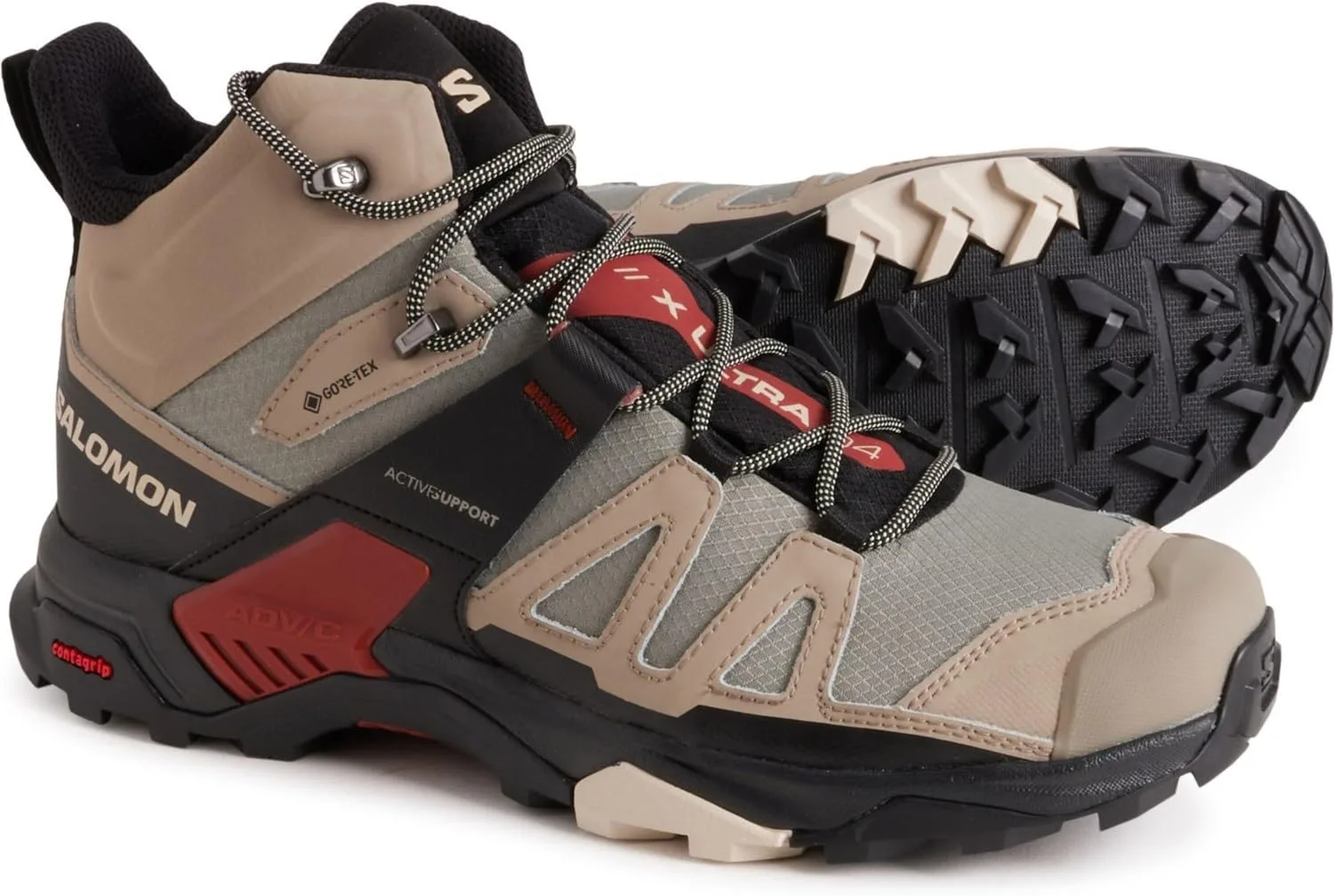 Кроссовки Salomon Herren X Ultra 4, черный/хаки
