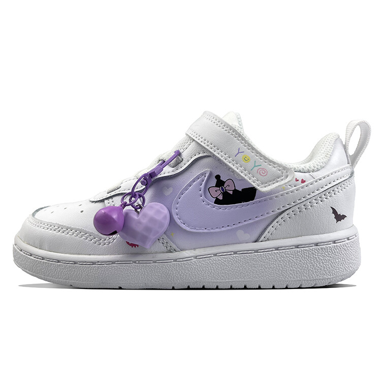 

Кроссовки Nike Court Borough Toddler Shoes TD Low-top Purple, белый