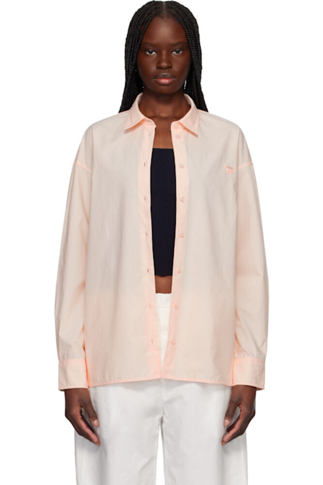 

Повседневная рубашка Pink Baby Fox Maison Kitsuné