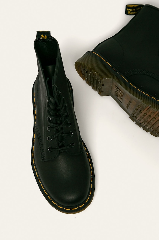 Ботинки кожаные Dr. Martens 1458, черный — фото 4