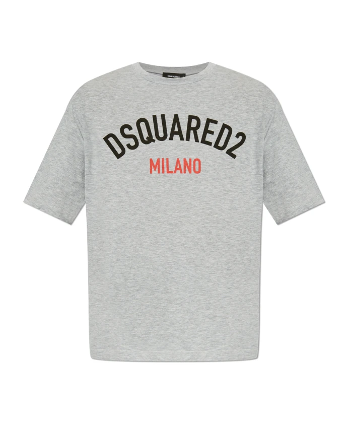 

Футболка с принтом Dsquared2, серый