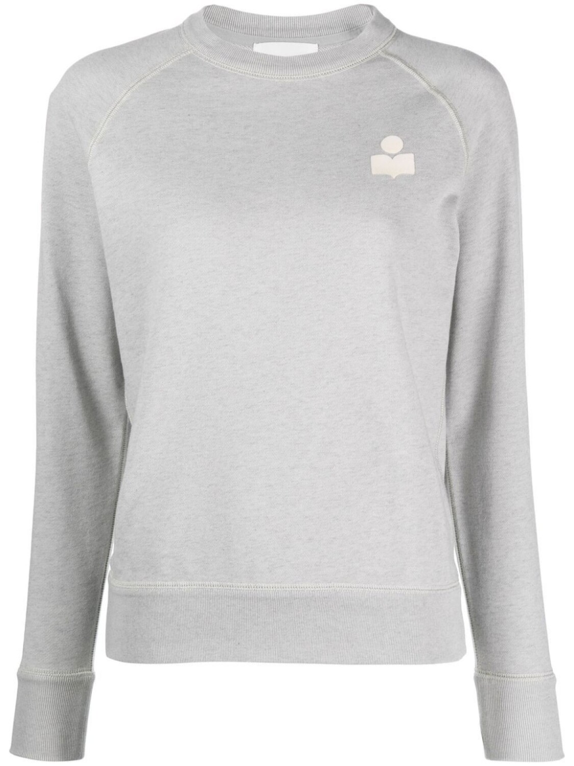 

Marant Étoile толстовка с вышитым логотипом, нейтральный цвет