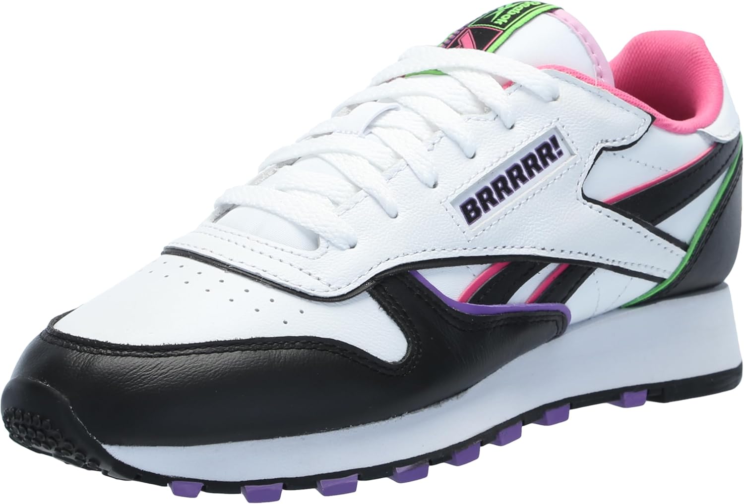 

Кроссовки Reebok Classic Nylon (Little Kid), белый/черный/розовый