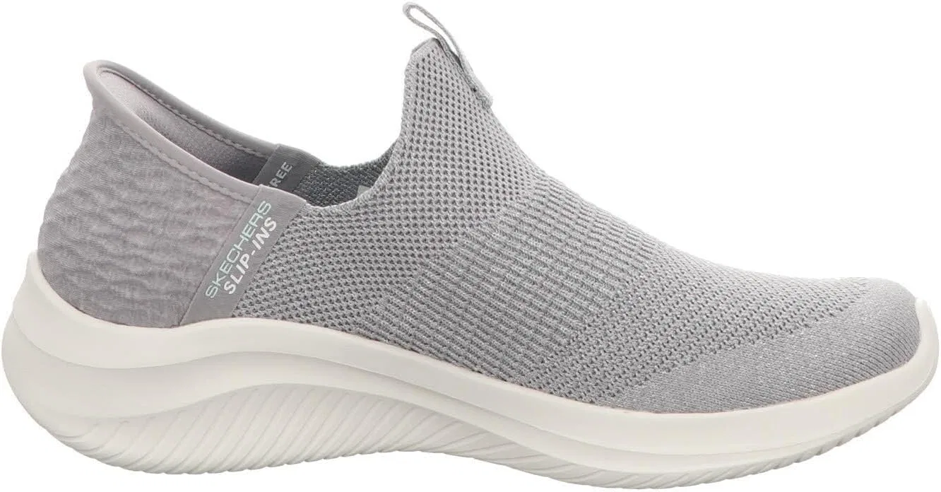 Мужские кроссовки Skechers Gowalk Arch Fit, спортивные слипоны, повседневные лоферы для походов, беговые кроссовки, светло-серый — фото 4