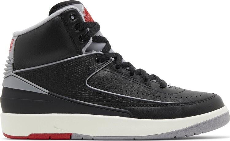 

Кроссовки Air Jordan 2 Retro GS 'Black Cement', черный