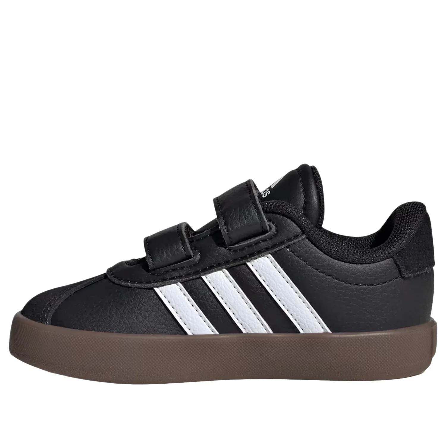 Кроссовки Adidas Vl Court 3.0 'Core Black Cloud White Gum' ID9156, черный