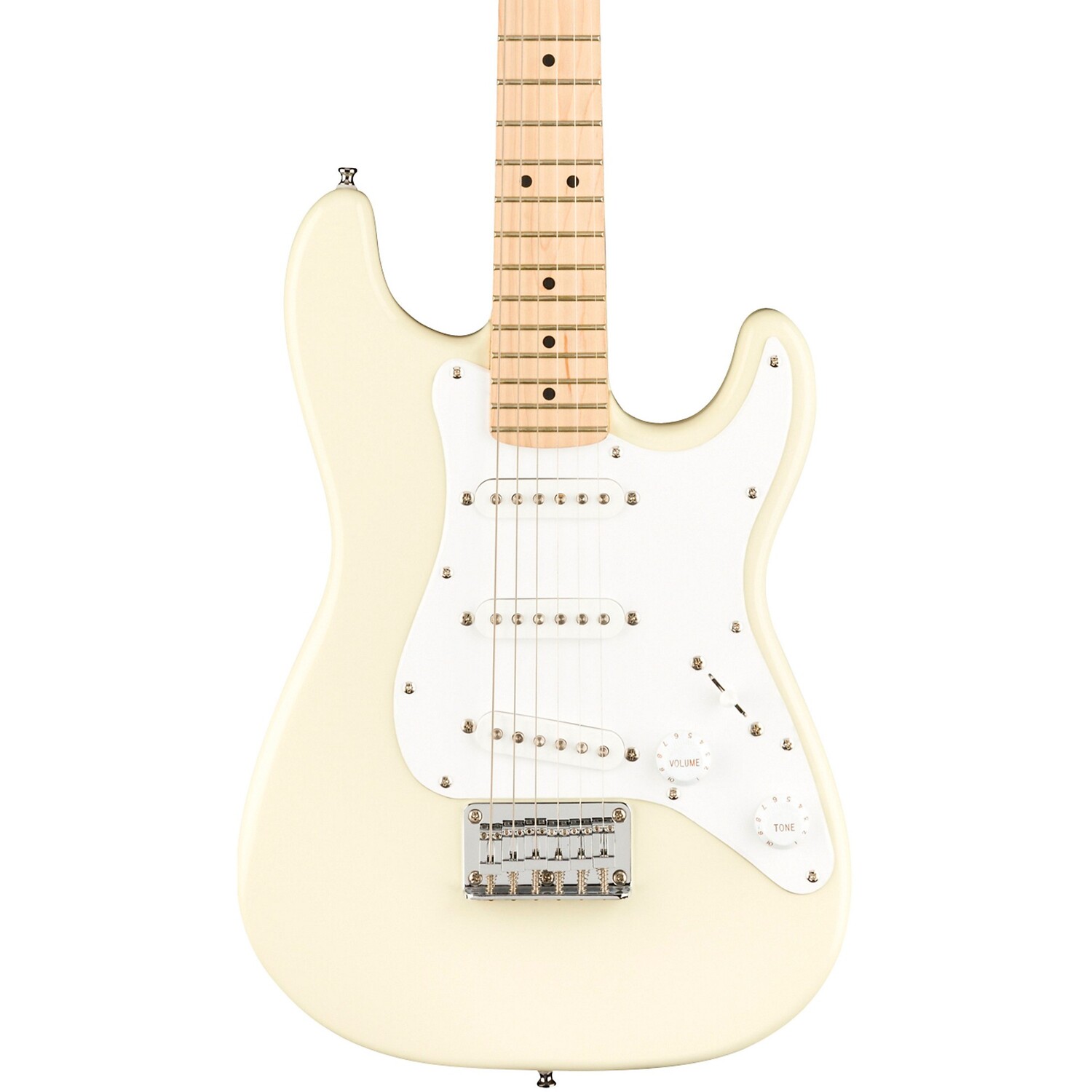 

Электрогитара Squier Mini Stratocaster с кленовой накладкой, ограниченная серия, олимпийский белый цвет