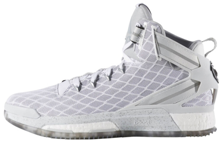 

Баскетбольные кроссовки D Rose 6 мужские высокие серые Adidas